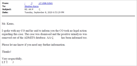 Client testimonial