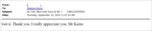 Client testimonial