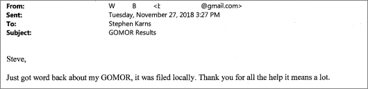 Client testimonial